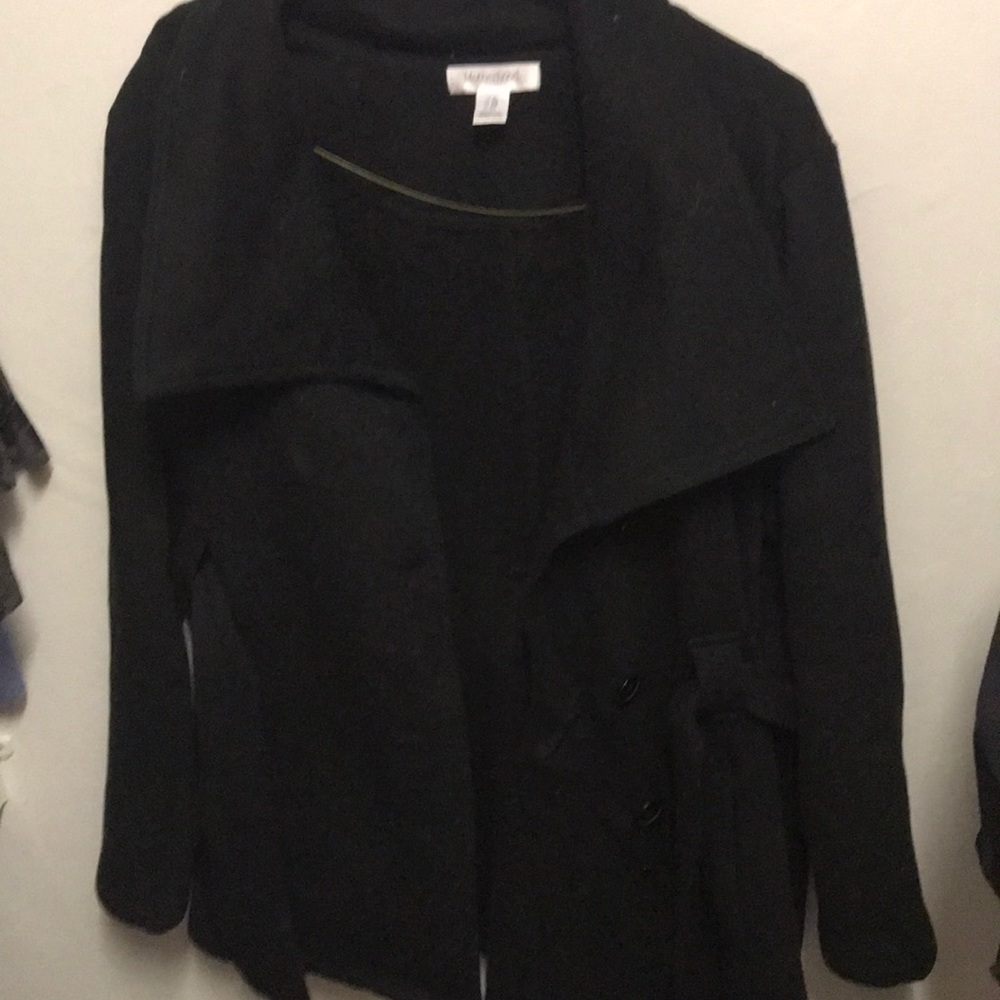 Motherhood belted pea coat